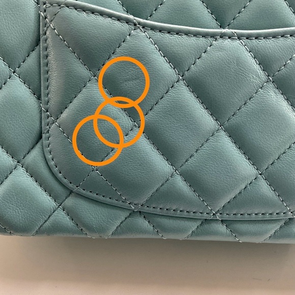 Chanel Light Blue Quilted Shoulder Bag - Picture 11 of 14